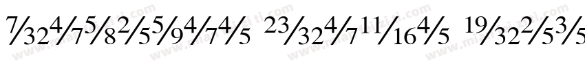 Rosehot Font Seri字体转换